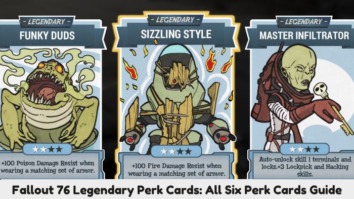 Perk cards fallout 76