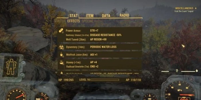 Fallout 76 disease cure