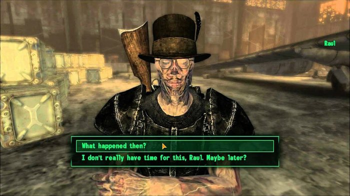 Fallout nv raul quest