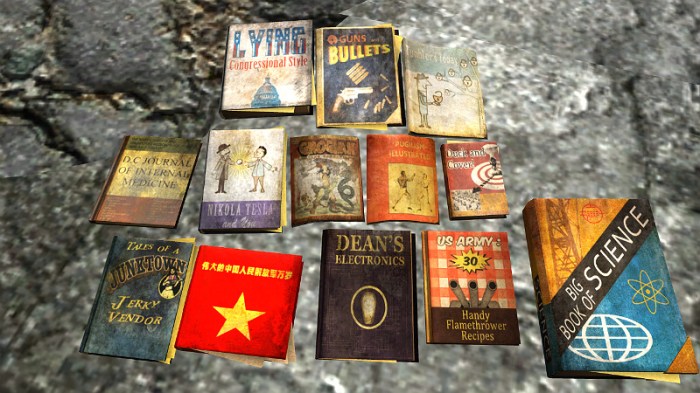 New vegas skill books