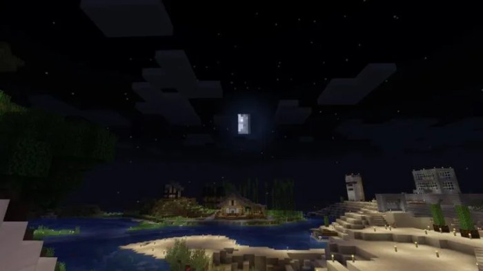 Eclipse minecraft moon appears