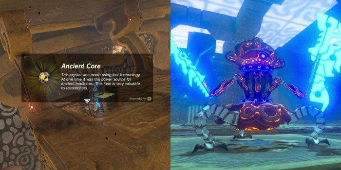 Ancient core farming botw