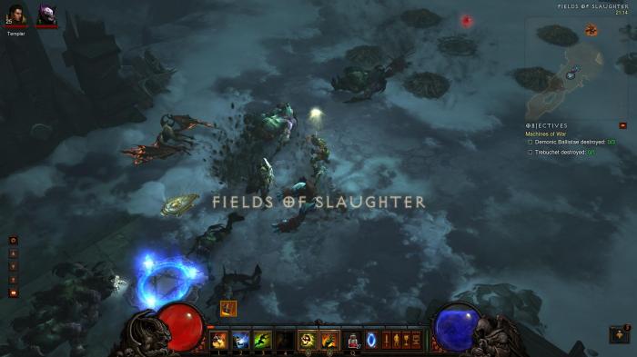 D3 fields of slaughter