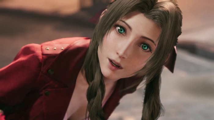 Aerith enix pleased ffvii gamespace