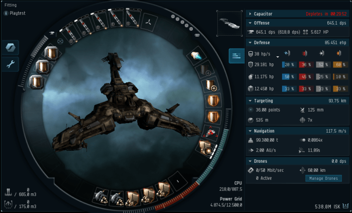 Ship fitting eve online