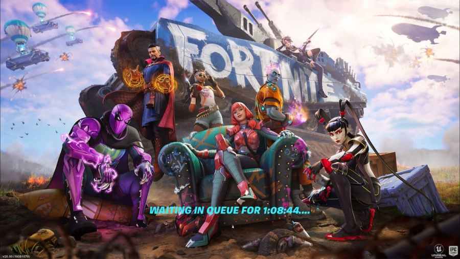 1 hour queue fortnite