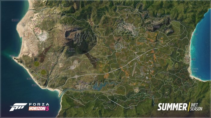 Forza horizon 2 map