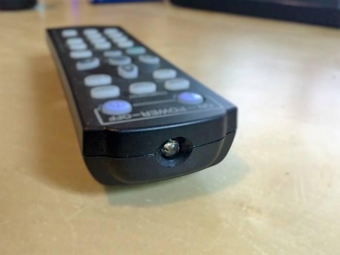 Ir sensor for tv remote