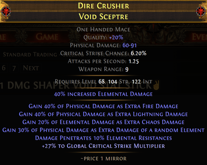 Poe added fire damage