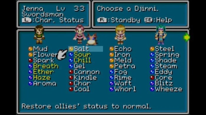 Flint djinn guide golden sun dawn dark entry open goldensunwiki wiki