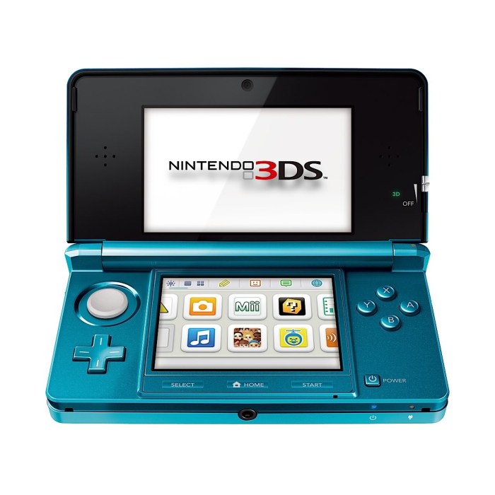 3ds blue nintendo xl system gaming