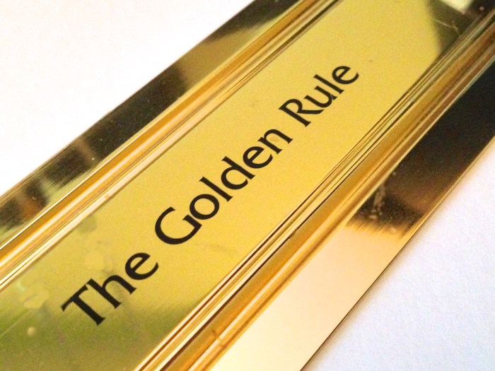 The golden rule poe