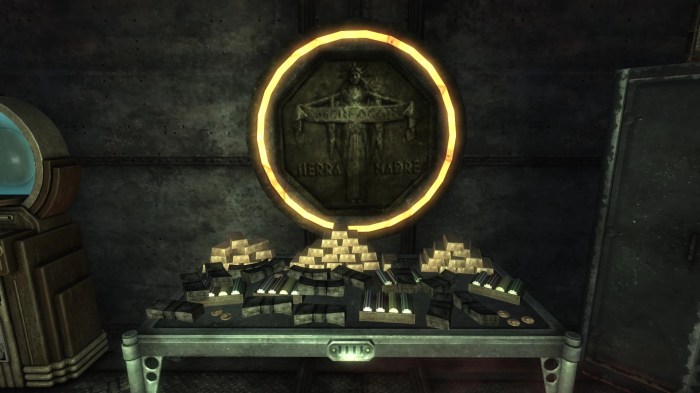 Fallout bars gold vegas dead money