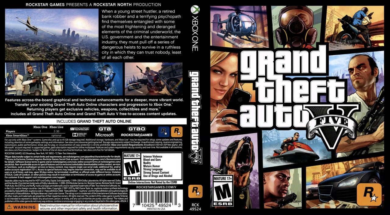 Grand theft auto 5 case