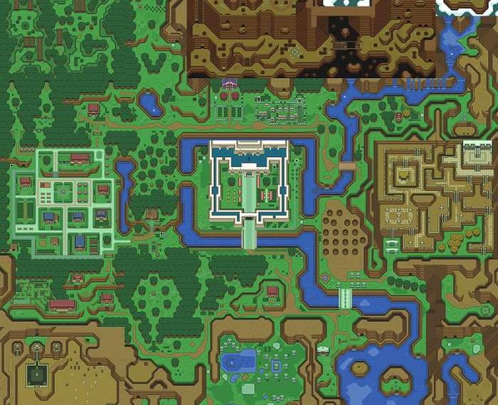 Zelda link to past map