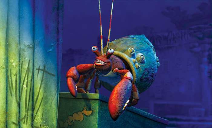 Crab from shark tale