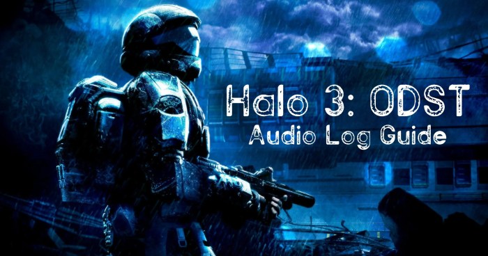 Halo 3 odst audio log map