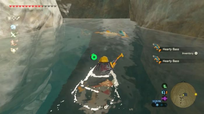 Hearty bass farming botw