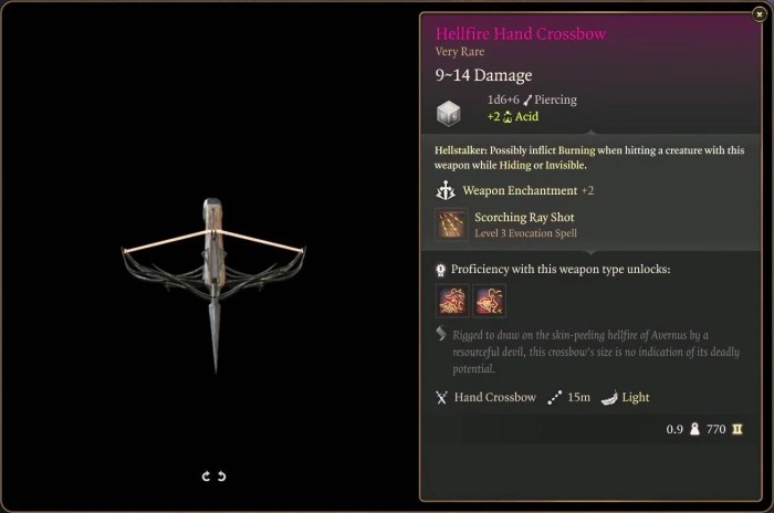 Baldurs gate 3 crossbow