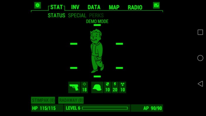Pip boy android app