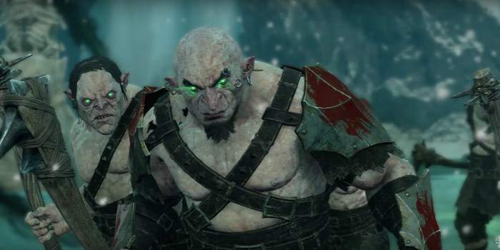 Orcs in shadow of mordor