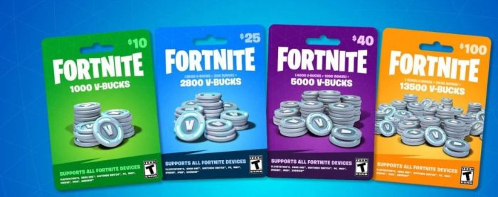 Fortnite v bucks claim