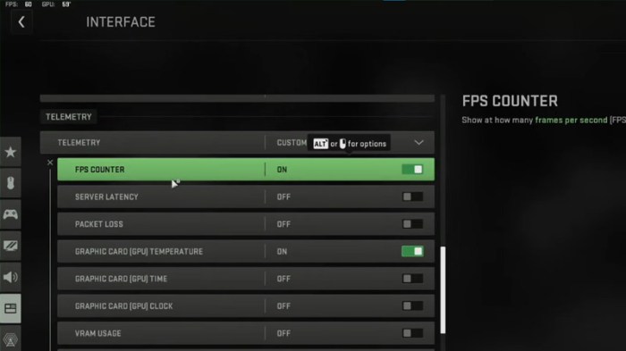 How to show fps mw3