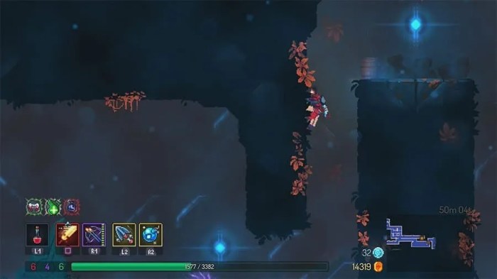 Wall climb dead cells