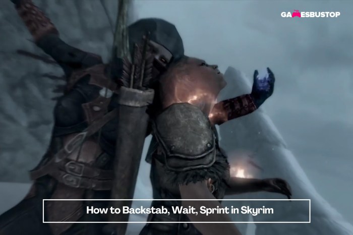 How to backstab in skyrim