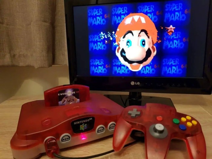 64 nintendo tv n64 hook console do