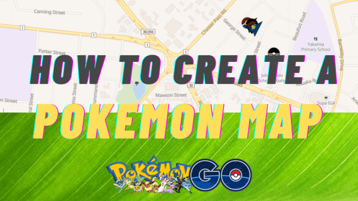 Create a pokemon map