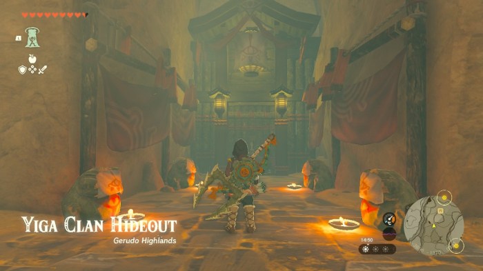 Yiga clan hideout breath