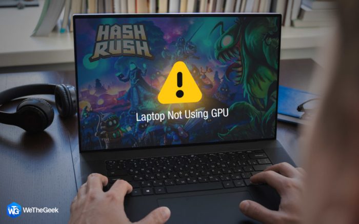 Laptop not using gpu