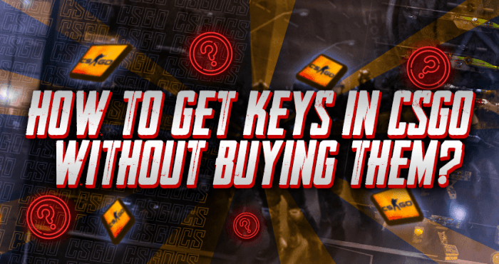 How to get csgo keys free