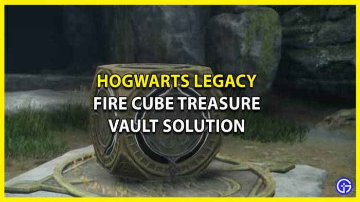 Hogwarts legacy fire cube