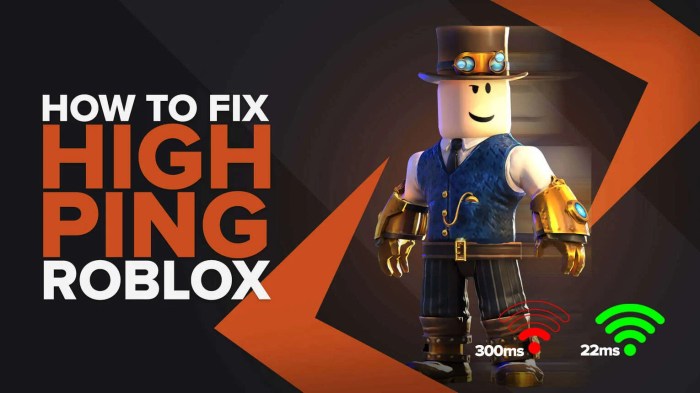 How to check ping roblox