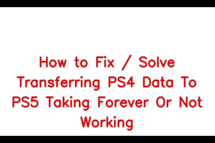 Transferring ps4 to ps5