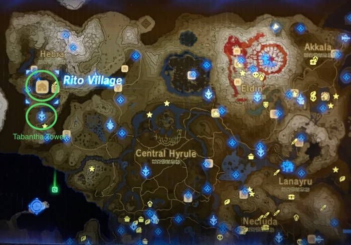 Botw map divine beasts