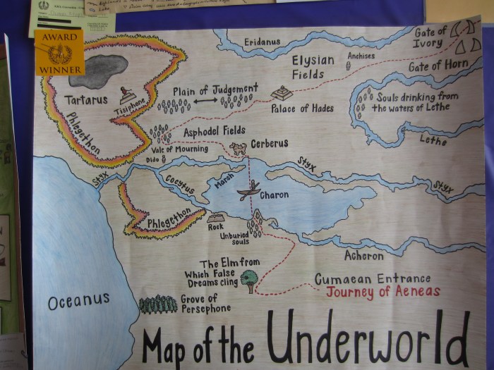 Underworld greek mythology map hades ancient roman greece maps rivers fantasy gods percy jackson tartarus persephone hell erebos where myths