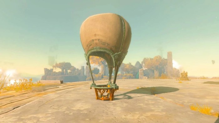 Hot air balloon zelda