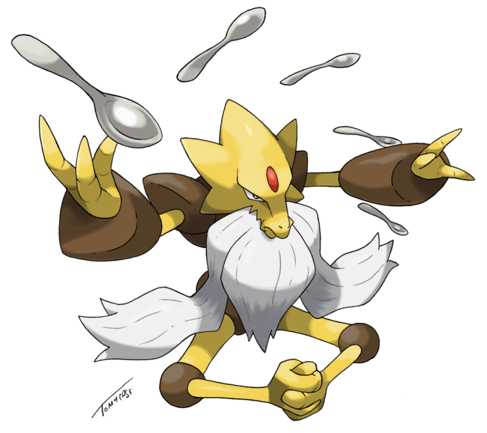 Alakazam abra evolve pokémon