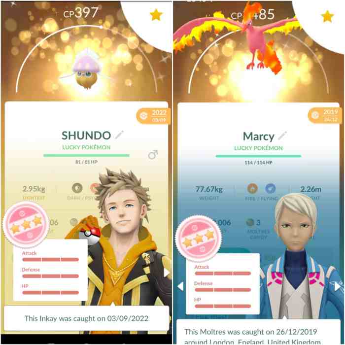 Shiny trade pokemon go