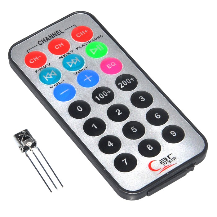 Remote infrared ir controller receiver decode kookye tv sent signal any use project will