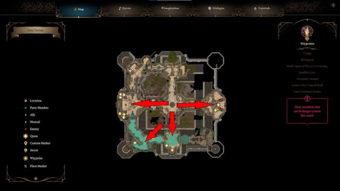 Bg3 iron throne map