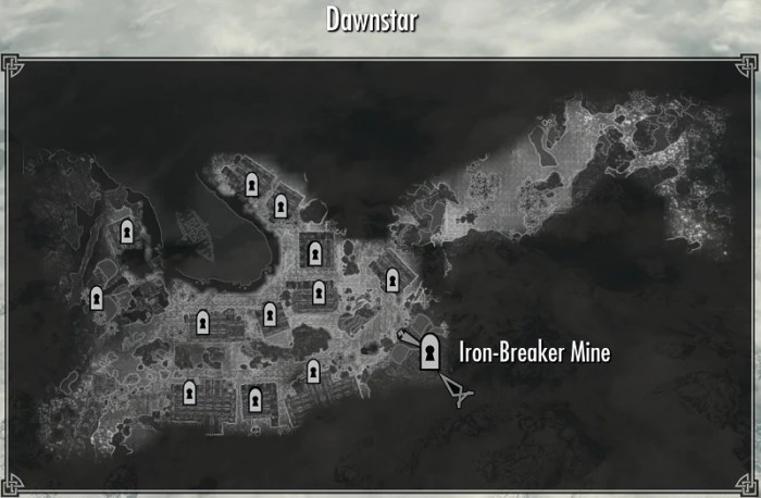 Skyrim iron breaker mine