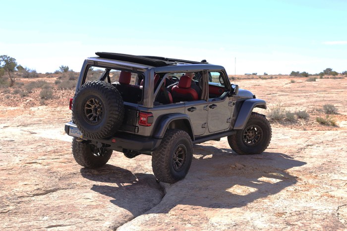 Jeep with tank treads