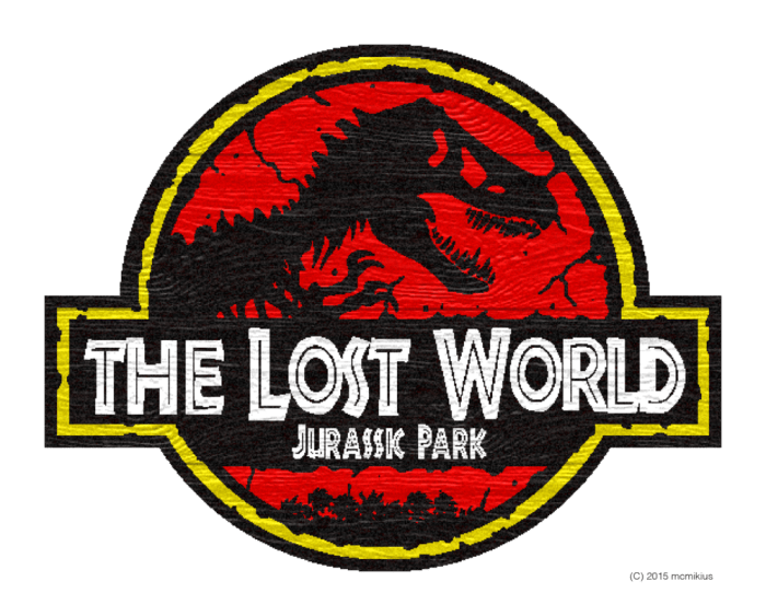Jurassic park 2 logo