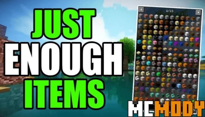 Just enough items 1.7.10