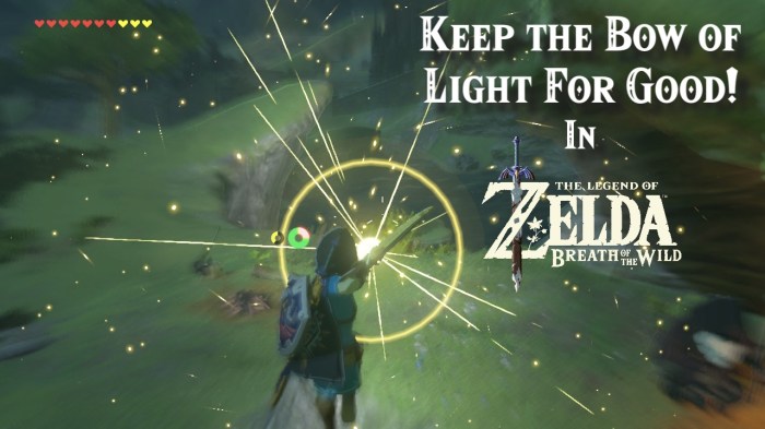 Bow light botw zelda burst