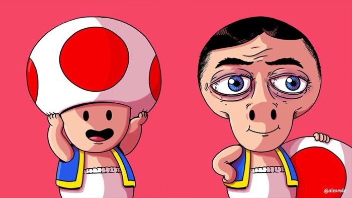 Toad without the hat